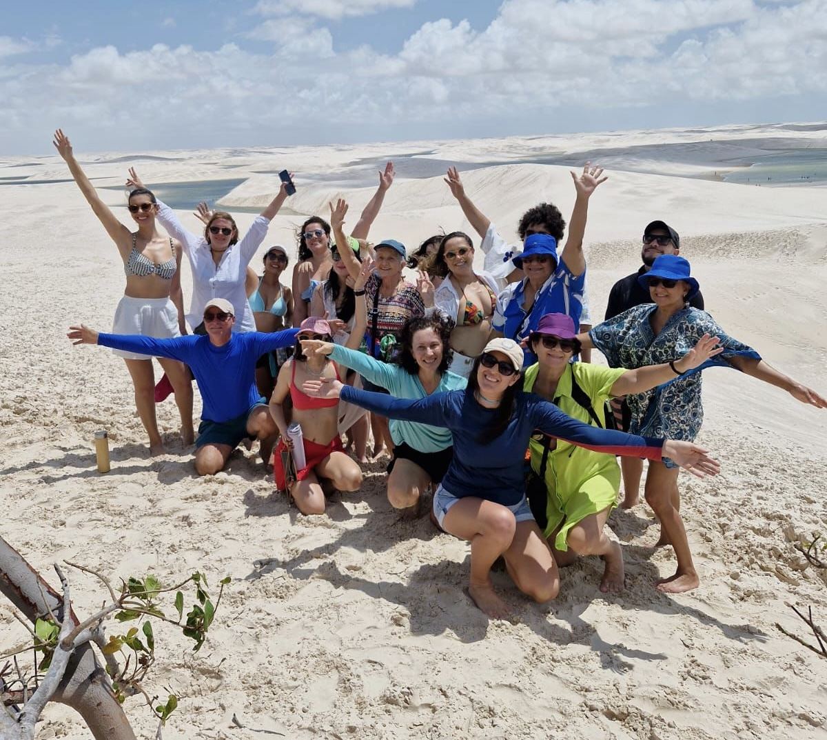 Grupo da Duvall nas dunas